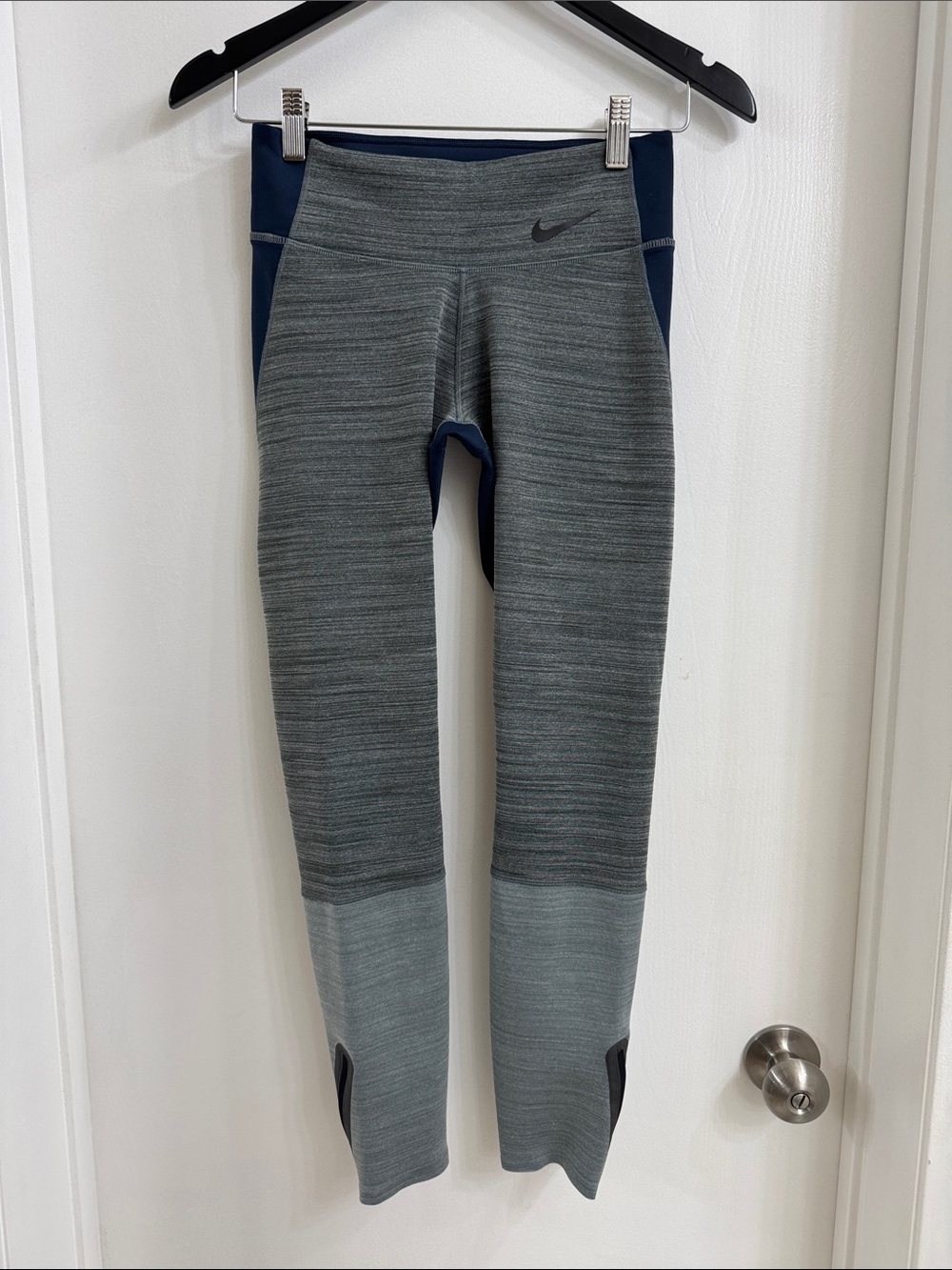 Nike Dri-Fit Leggings - Gray, Navy